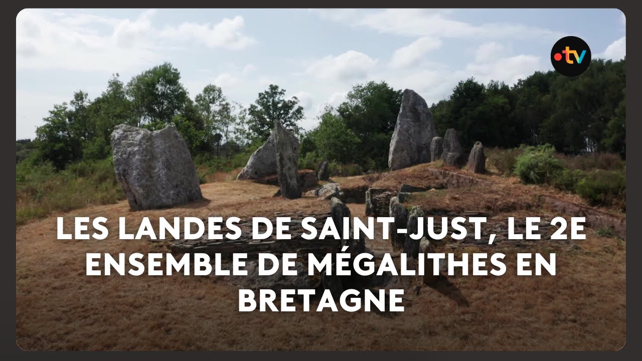 Les Landes de Saint-Just, le 2e ensemble de mégalithes en Bretagne : notre carte postale