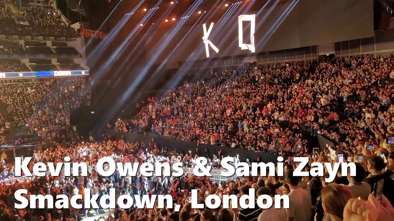 Kevin Owens & Sami Zain Entrance LIVE | Smackdown at the O2, London