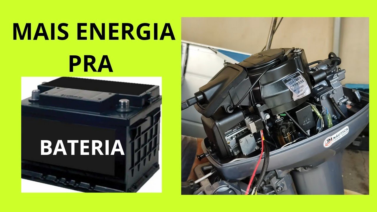 como instalar retificador de corrente Yamaha 15 HP