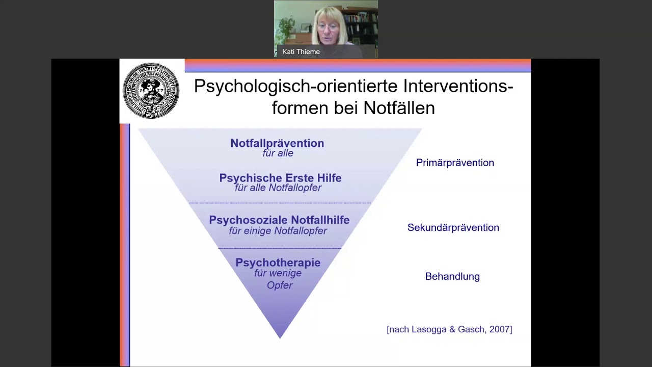Vorlesung 10 Notfallmedizin - Notfallpsychologie