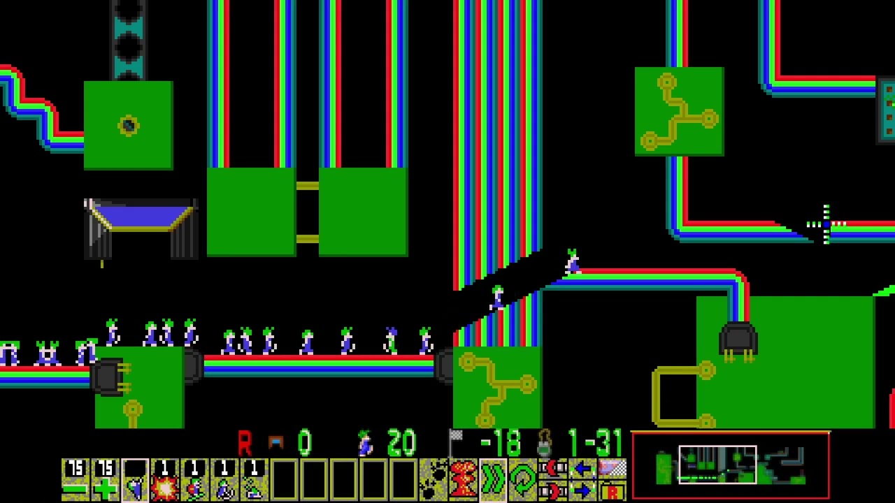 Lemmings Plus III (Rough 7): Hardwired!