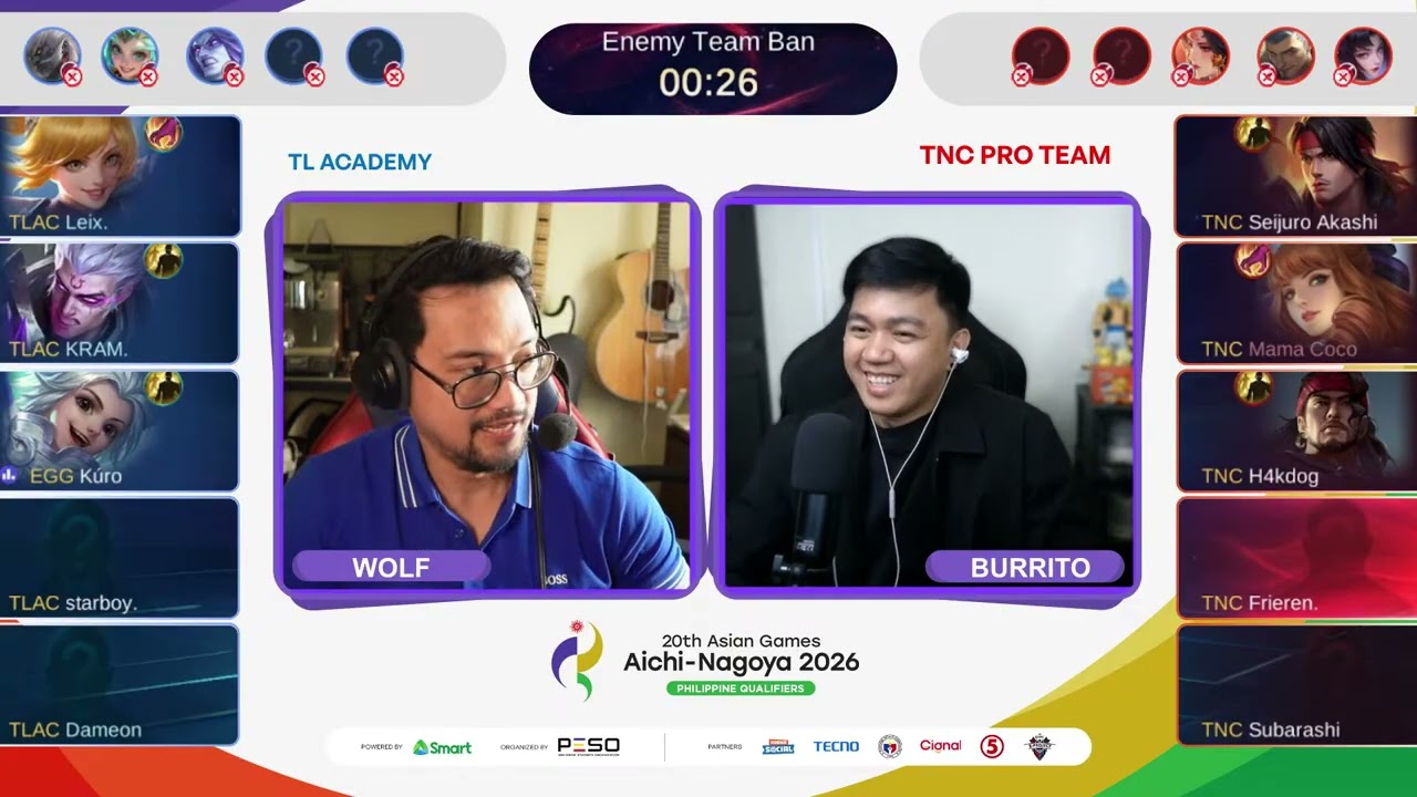 TNC Pro Team vs TL Academy Game 2