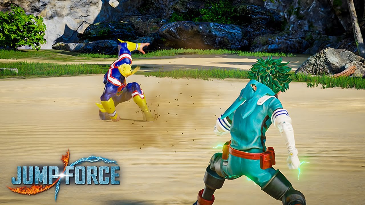 TEAM DEKU VS. TEAM ALL MIGHT FULL MATCH IN JUMP FORCE GAMEPLAY