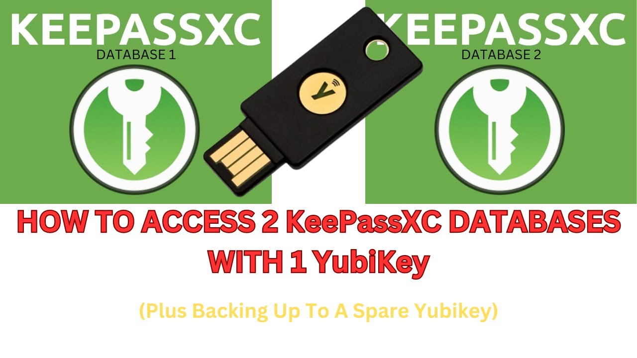 Jak uzyskać dostęp do 2 baz danych KeePassXC za pomocą 1 klucza YubiKey