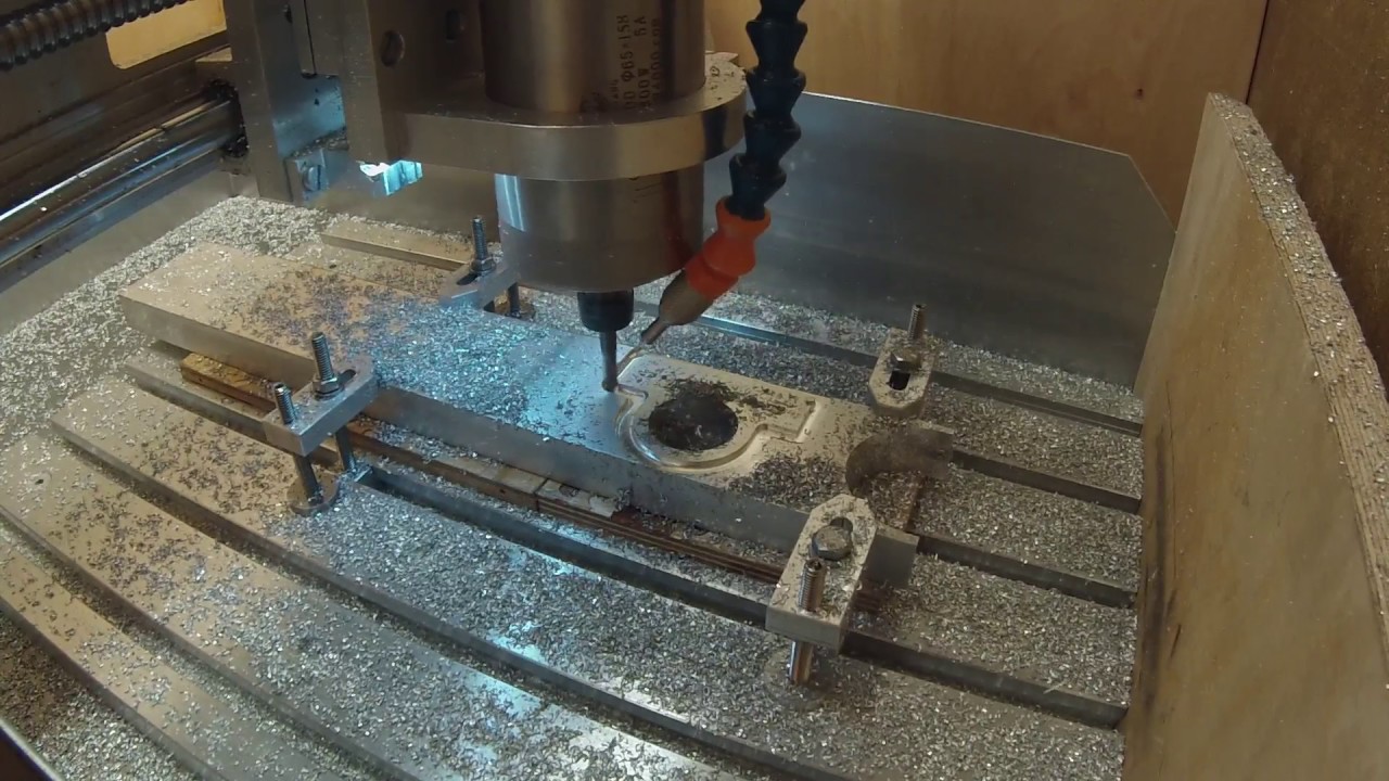 Eigenbau - CNC - Fr&auml;se - Gegenlager Drehachse