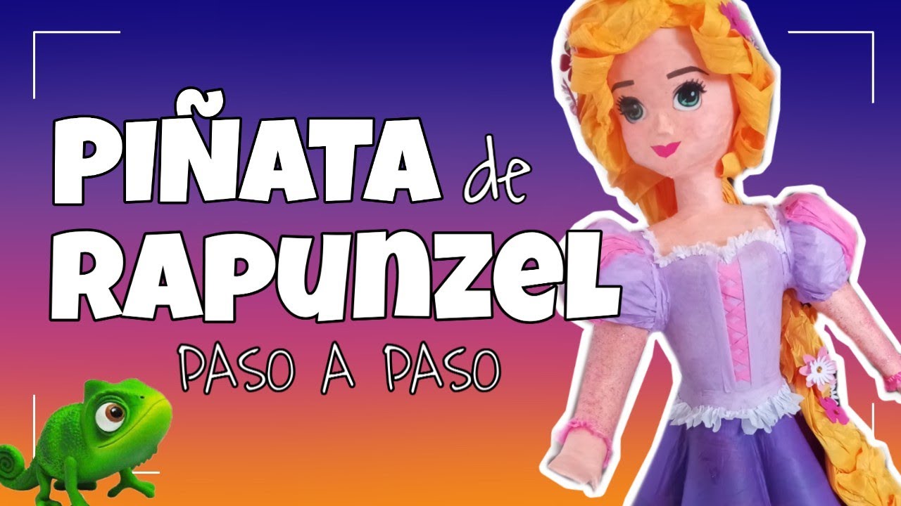 Cómo hacer una piñata de Rapunzel | Vistiendo #rapunzel #piñata