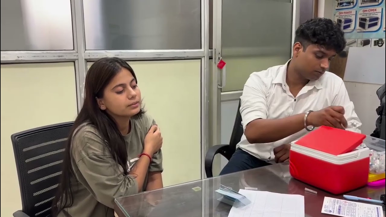 Hepatitis b and Typhoid vaccination vlog #injection #hpvvaccination #vaccinecentre #vaccine 