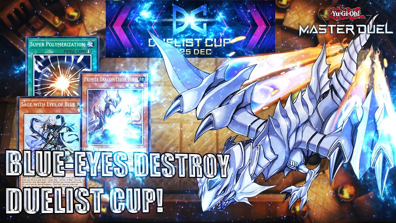 🔥SHINE BLUE-EYES IN DUELIST CUP!! DESTROYING RIVALS & DRACOTAIL! (Yu Gi Oh Master Duel)