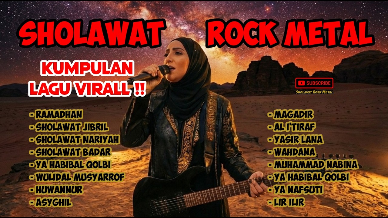 SHOLAWAT COVER ROCK METAL -  Lagu Paling Dicari 2026 - Distorsi Semangat - Salam Rocker Metalhead