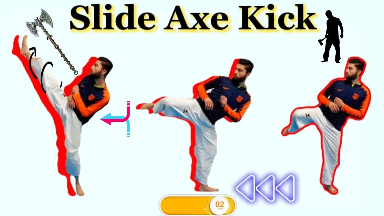 Master the Slide Axe Kick in Taekwondo: Step-by-Step Tutorial