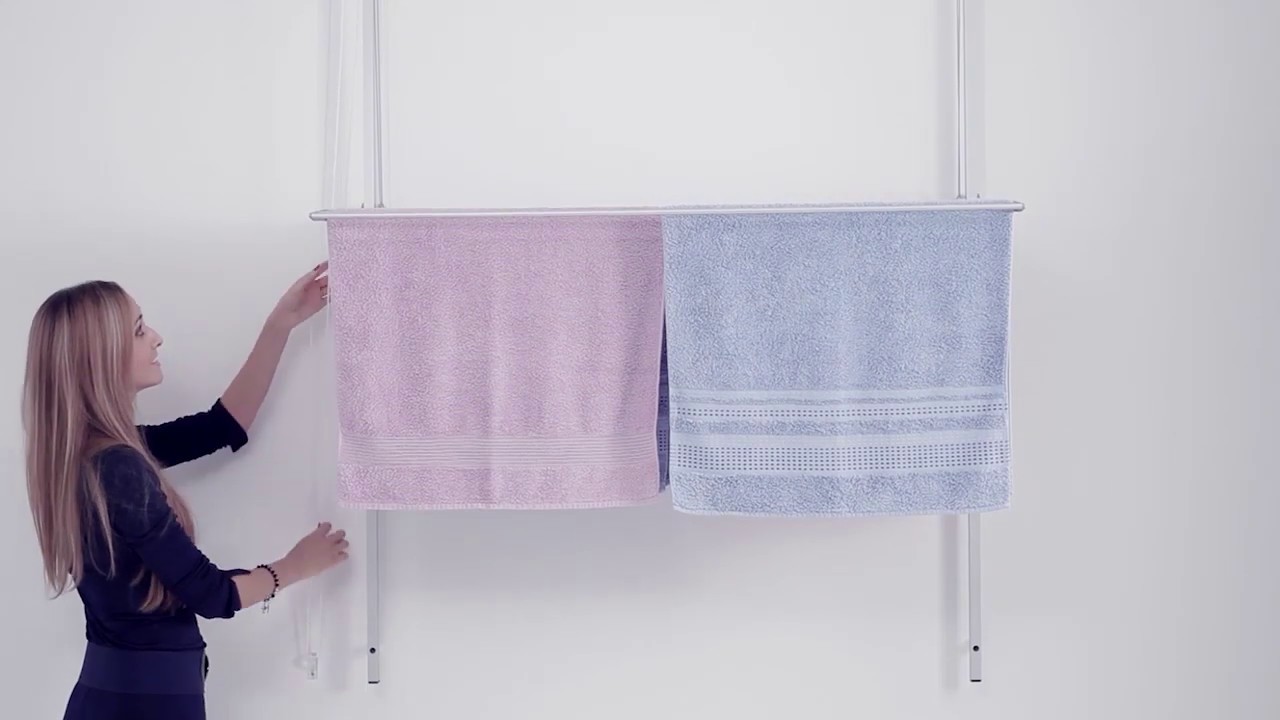Foxydry Wall, étendoir corde a linge vertical extensible du  mur
