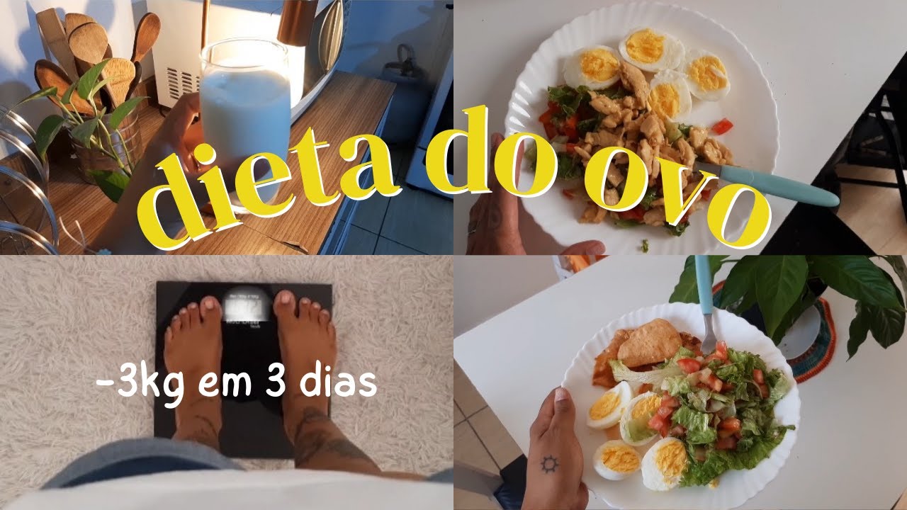 DIETA DO OVO sem passar fome, -3KG EM 3 DIAS