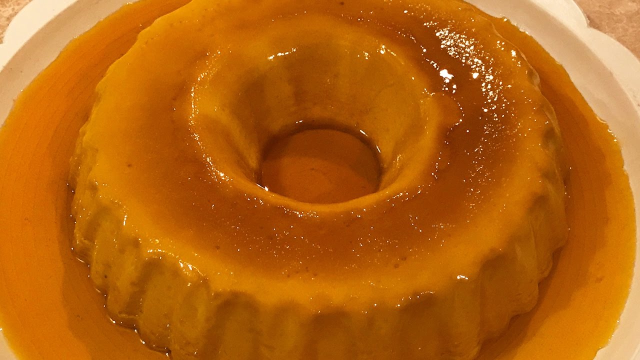 Gelatina Horneada o flan / solo dos ingredientes
