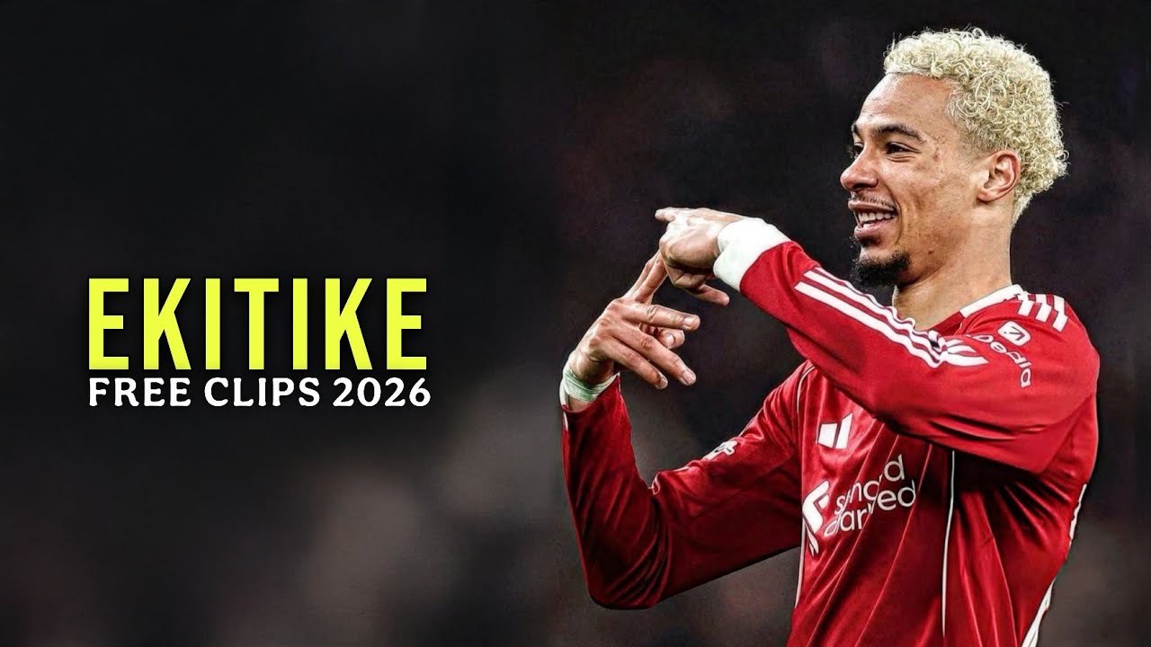 Hugo Ekitike 2026 • 4K Free Clips • Best Scene Pack with Commentary • No Watermark