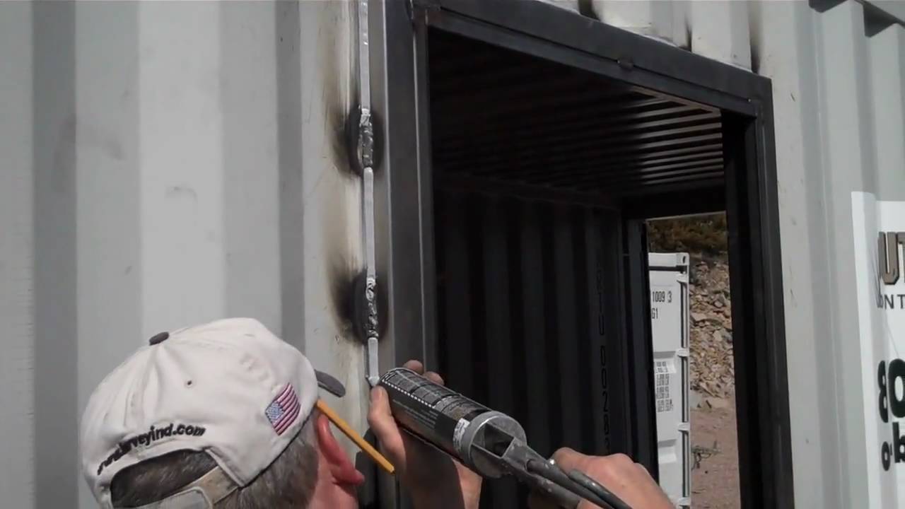 How To Install A Door In A Metal Shipping Container