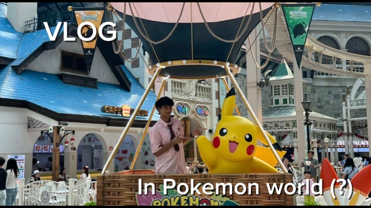 (ENG/JP subtitles)[vlog] Living a Pokémon fantasy in LOTTE WORLD kr
