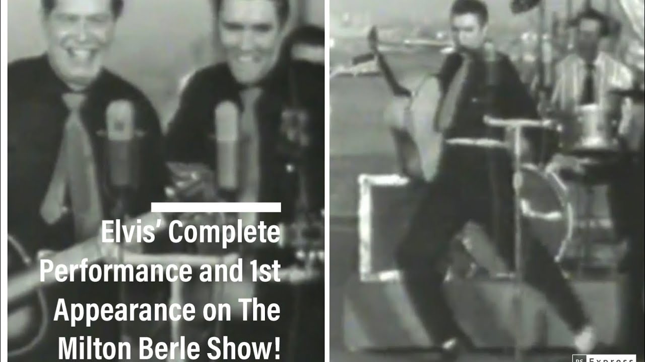 Elvis’ first complete performance on The Milton Berle Show!