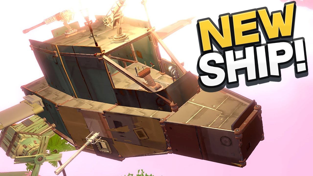Worlds Adrift - BUILDING A BRAND NEW ARMORED SHIP! Best Ship Ever! - Worlds Adrift Beta Gameplay