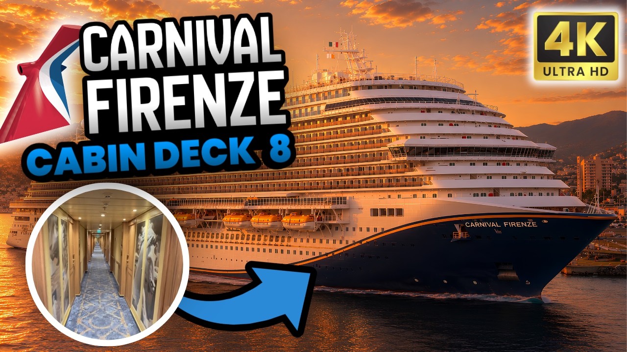 Каюта Carnival Firenze, палуба 8 | Круизные приключения для высоких людей