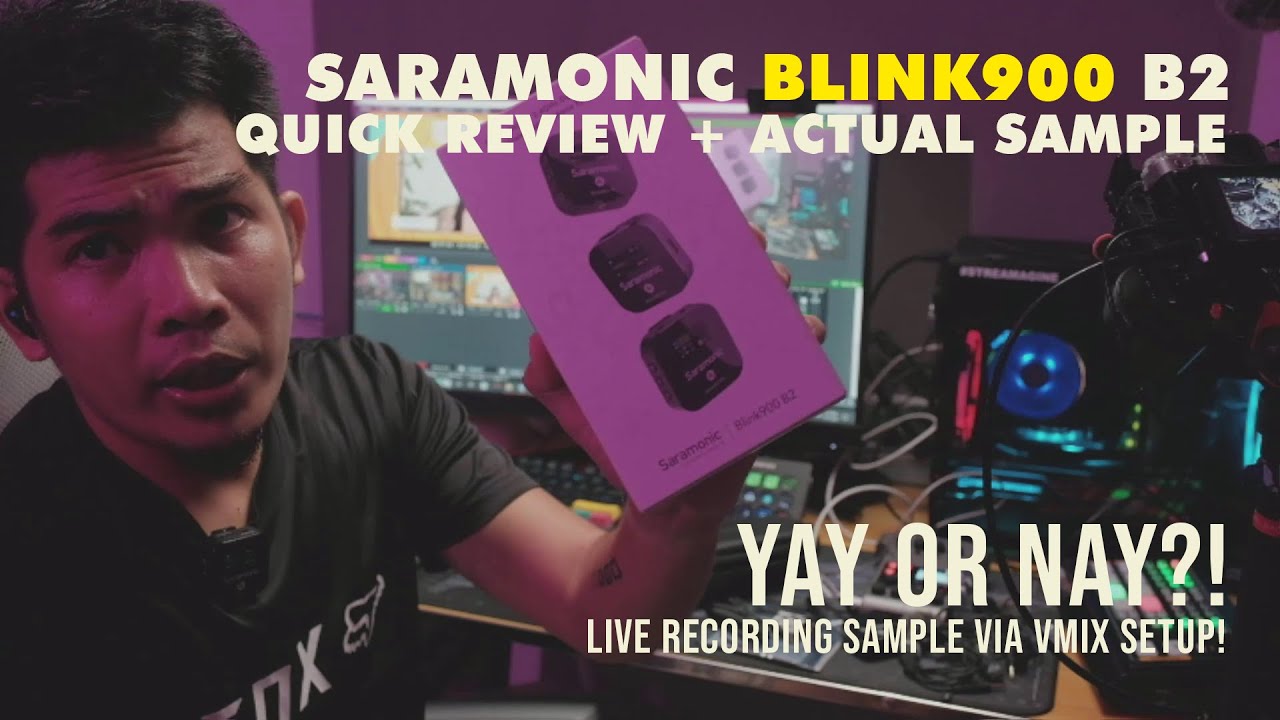 Saramonic Blink 900 B2 Quick Review + Actual Sample (Taglish)