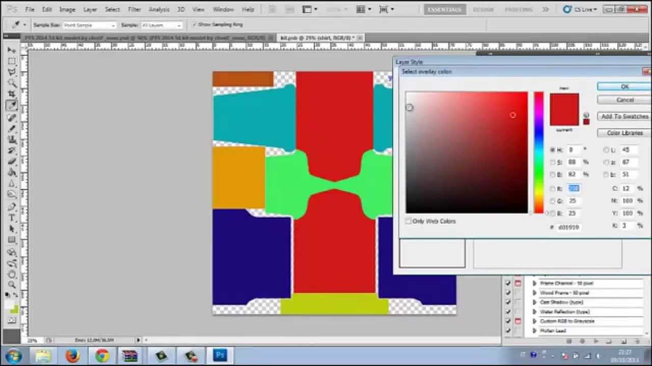 How to edit a kit from the very beginning for PES 2014  (3d model included)
