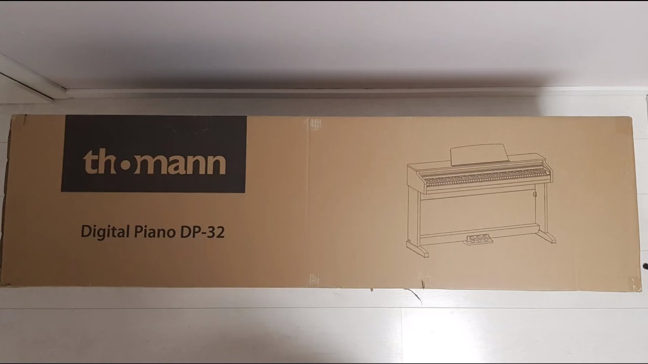 Thomann E-piano DP32 unboxing Aufbau
