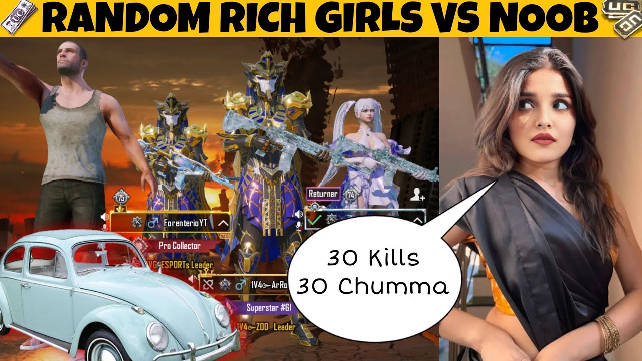 Random 3 rich 🤑 players And I im level 1 Noob prank 50RP MAX & MYTHIC OUTFITS #116