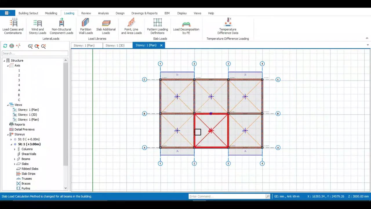 How to Draw Slab strips in Protastructure #structuralengineering #tutorial #slab #protastructure