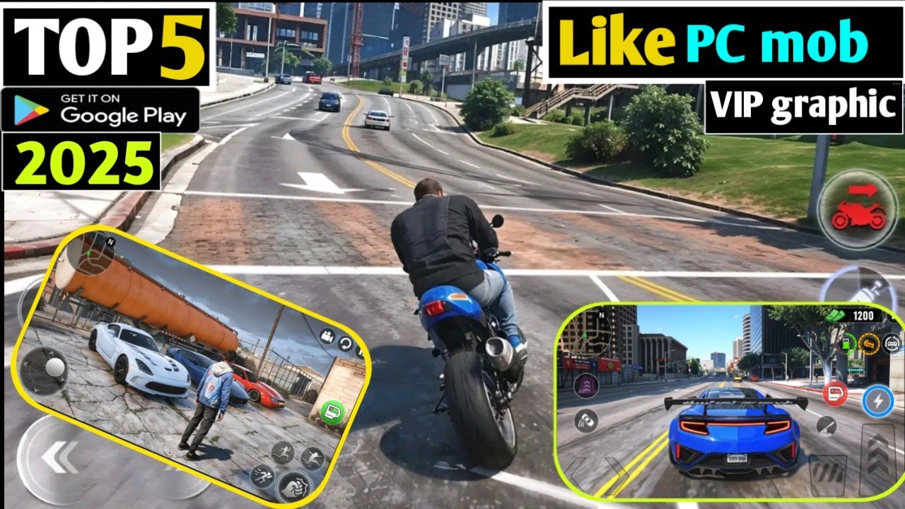 Top 5 copy of PC games for android like Forza horizon - top PC games for android 😲