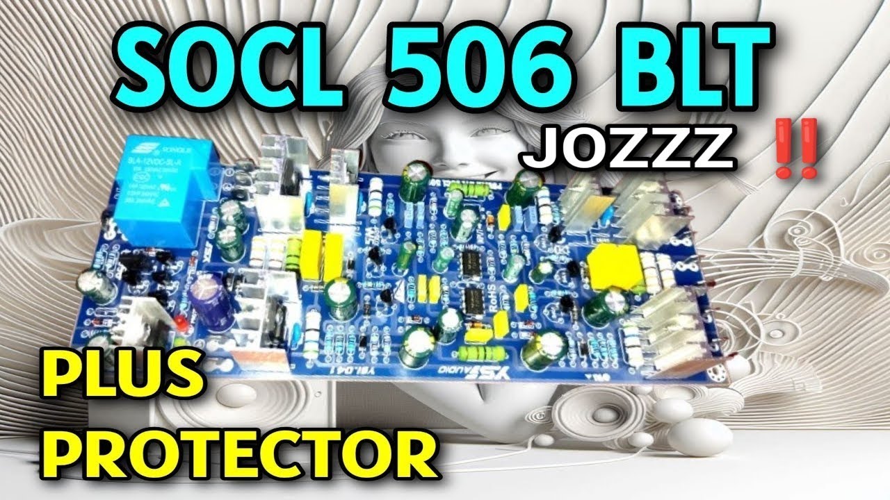 SOCL 506 BTL plus Protector driver power amplifier