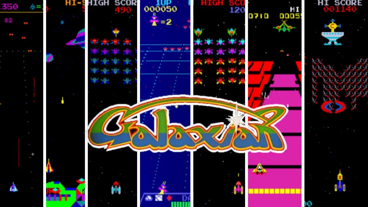 Galaxian/Galaga Clones, Knockoffs, and Imitators (HD) - Arcade Game Clones