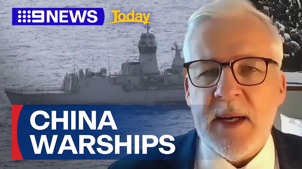 Why a Virgin pilot was the first to spot fleet of Chinese warships | 9 News Australia