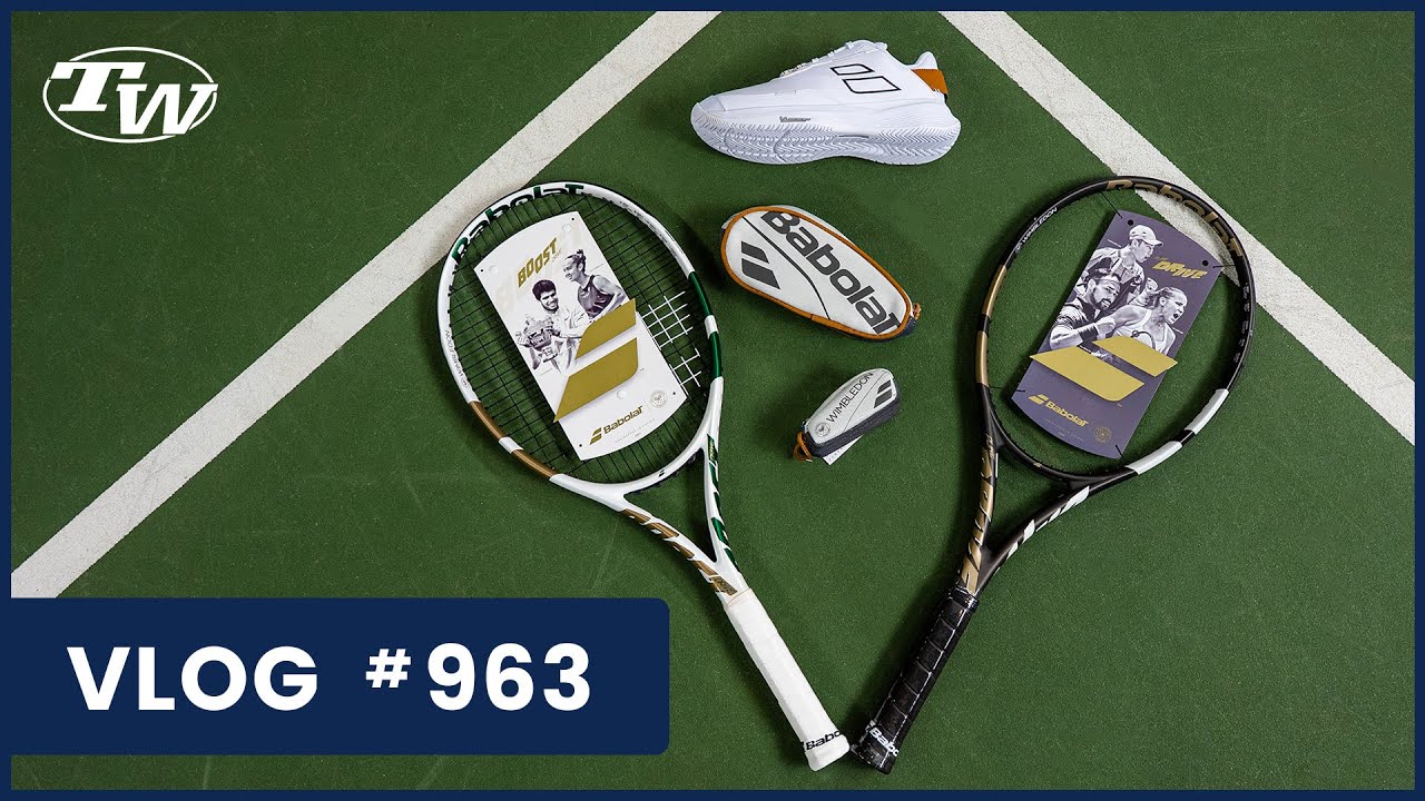 Celebrate a legend w/ Head's Arthur Ashe Racquet & Bag & Babolat gear for the grass major - VLOG 963