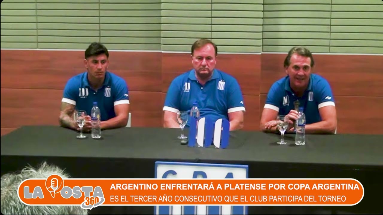 CONFERENCIA DE PRENSA DEL CLUB DEPORTIVO ARGENTINO