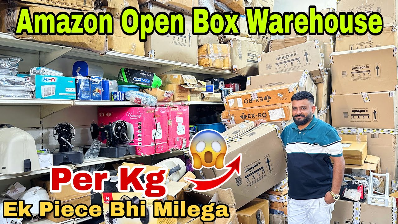 BIGGEST AMAZON WAREHOUSE IN MUMBAI | Cheapest Electronic & Home Appliances, Kitchen Items, Crockery 