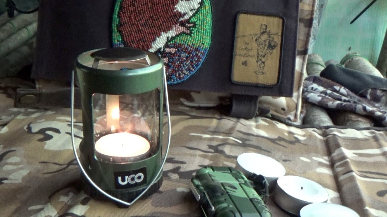 UCO Mini Candle Lantern (viewer request) and More Progress at the Shelter