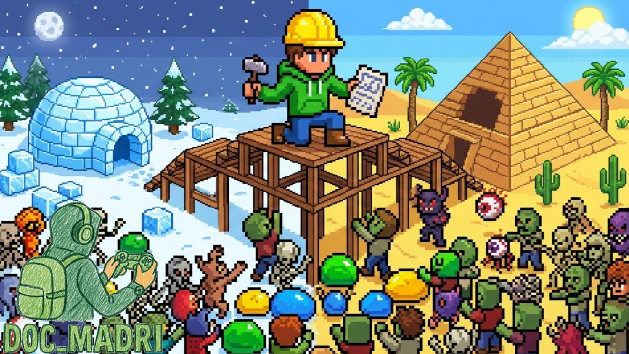 Soy Madri el constructor!! | Universo Madri #9 | TERRARIA