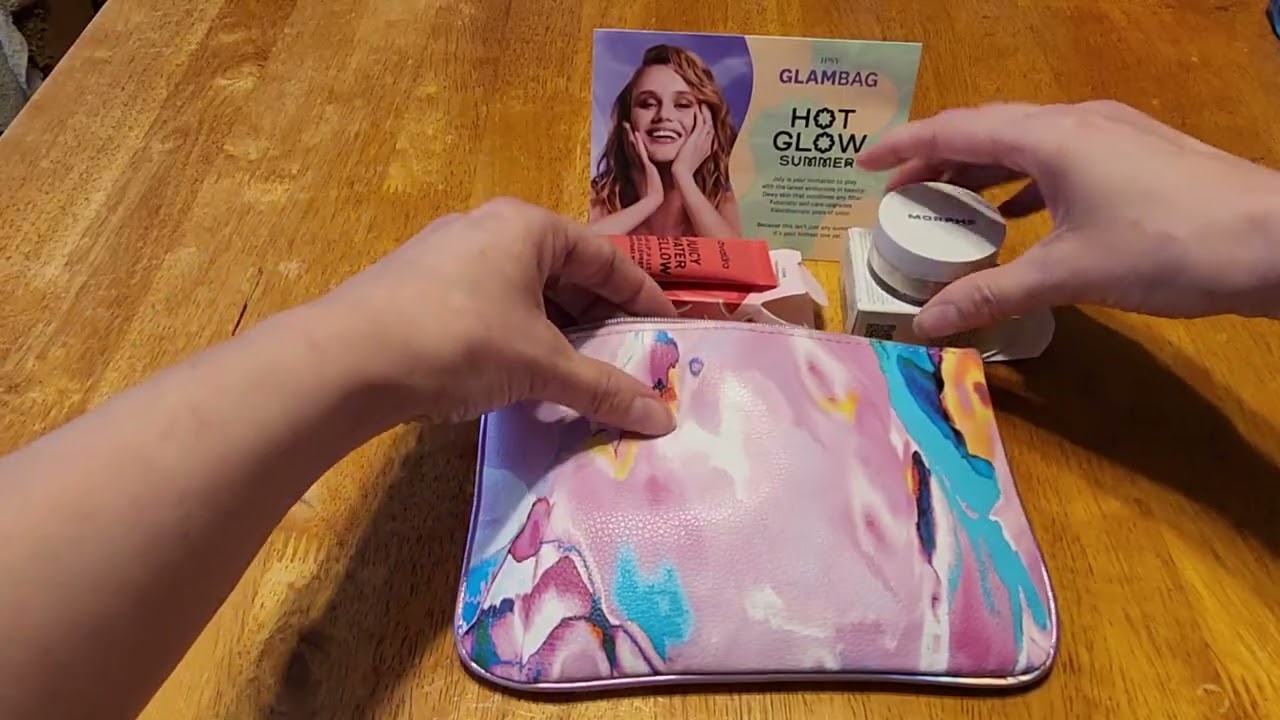 Unboxing of my Ipsy glam bag for July 2025