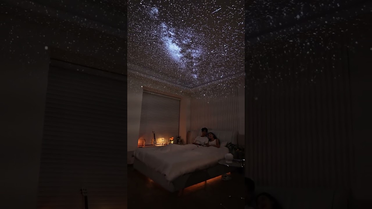 This 2024 newest galaxy star projector white noise  speaker really agree relieve