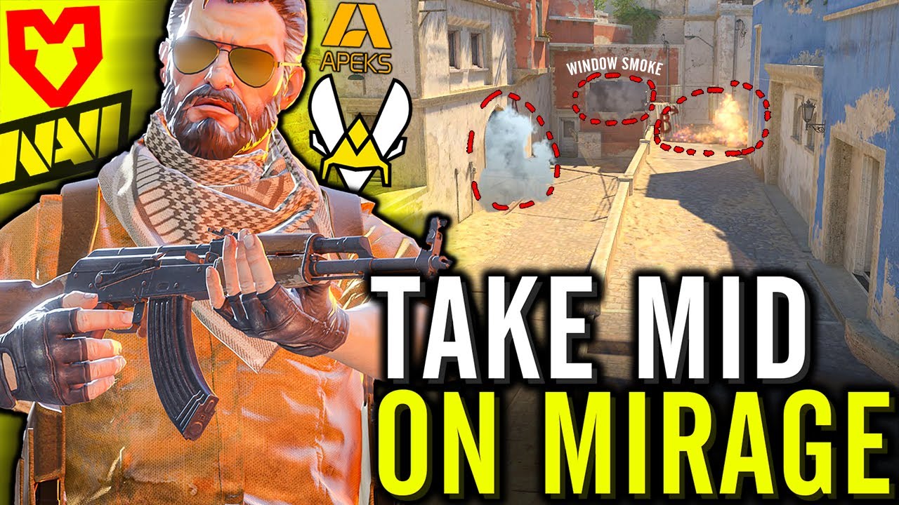 How to Take Mid Control on Mirage Like The Pros - CS2 Guide