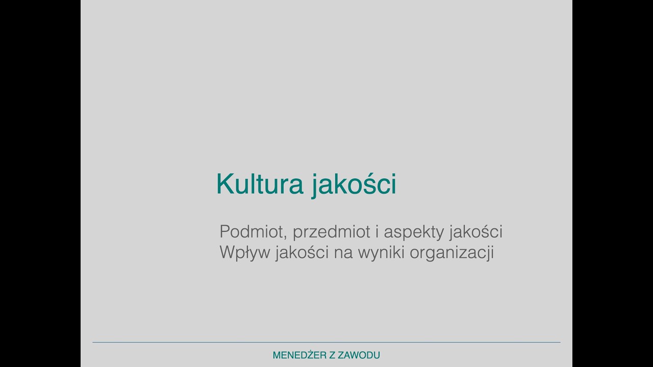 48 Kultura jakości