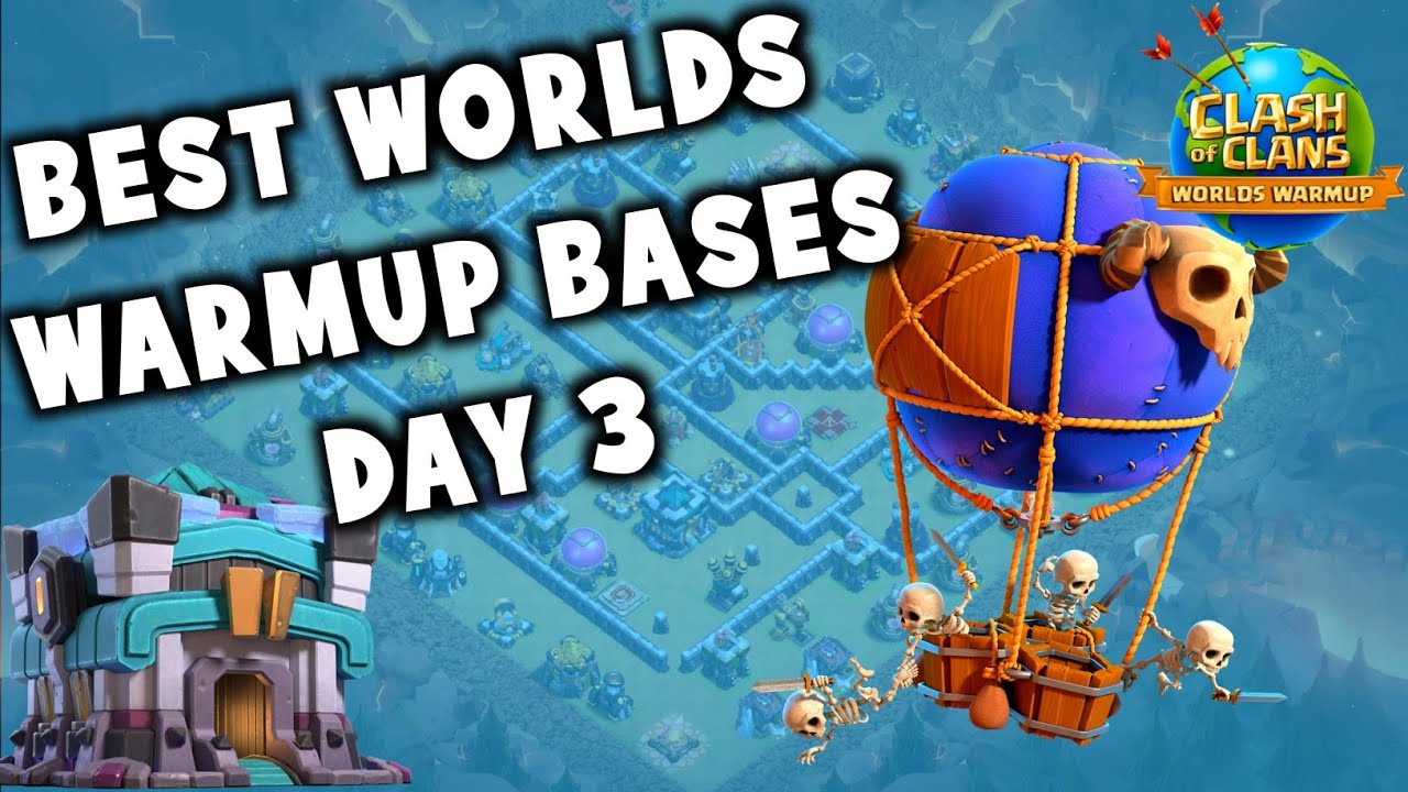 Best Clash Worlds Warmup Quarter Finals | Th13 Bases with Link | Th13 War Base and CWL Base