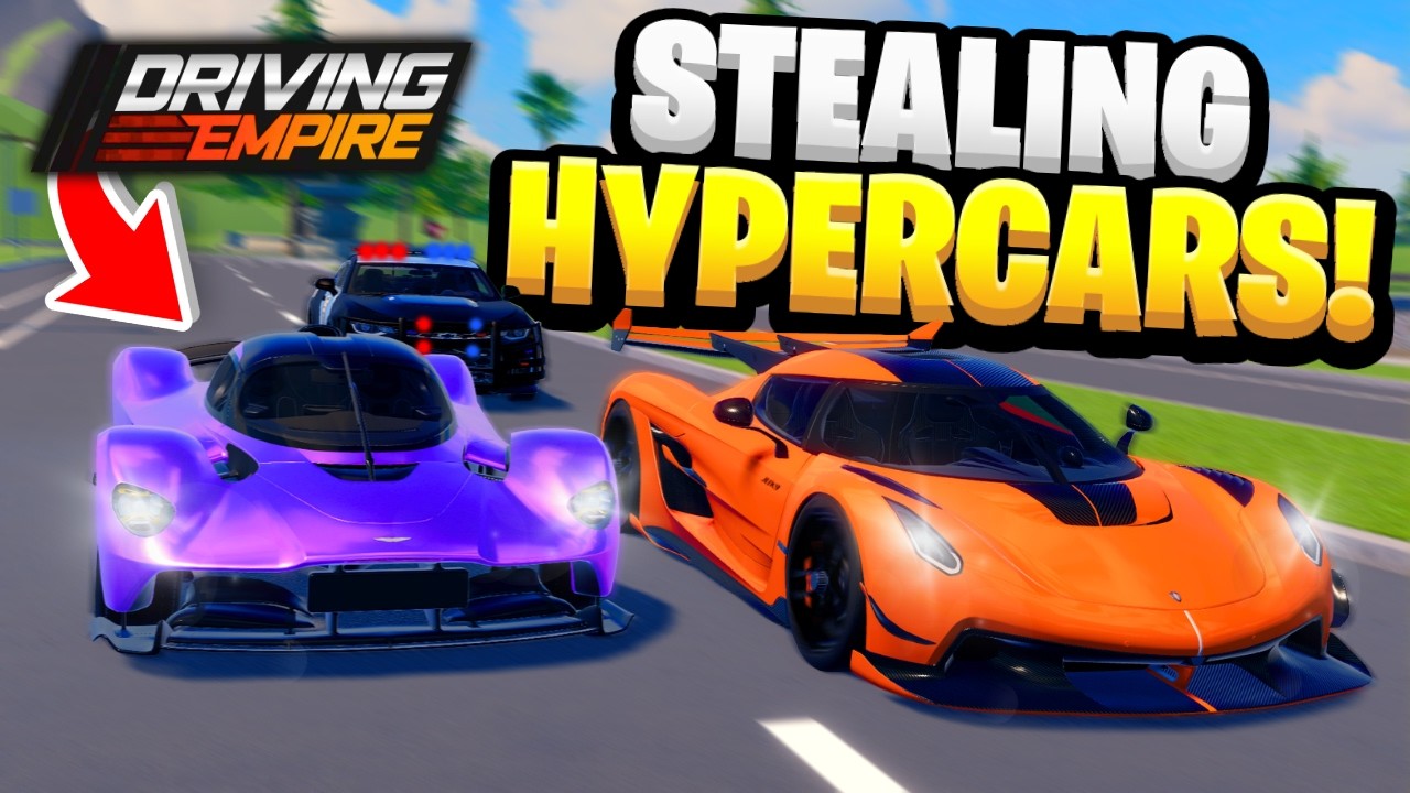 We ROBBED A Hypercar Dealership In Driving Empire!