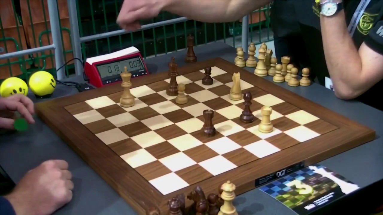 GM Igor Kovalenko - GM David Navara, Blitz chess, Caro-Kann defence