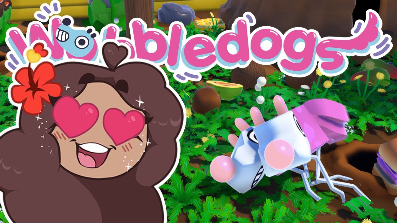 A MYSTICAL TWO-HEADED Pink Puppy is Born?! 🦠🐶 Wobbledogs &bull; #58