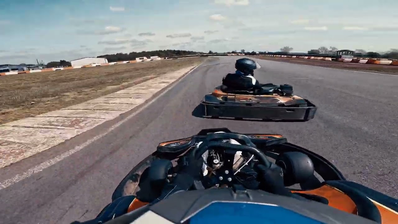 We had the track to ourselves with perfect conditions at Rednal Karting!