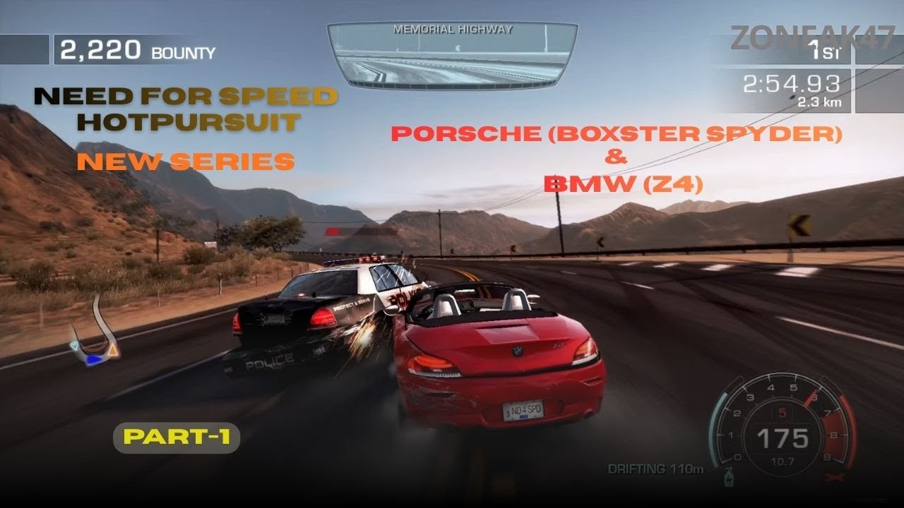 NEED FOR SPEED HOTPURSUIT Gameplay (PART - 1) || 