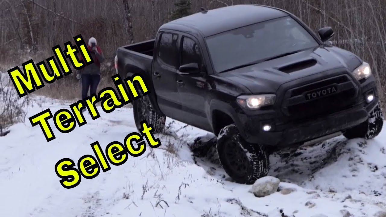 MTS (Multi Terrain Select) Demonstration, Toyota TacomaTRD Pro, and 4Runner TRD OffRoad