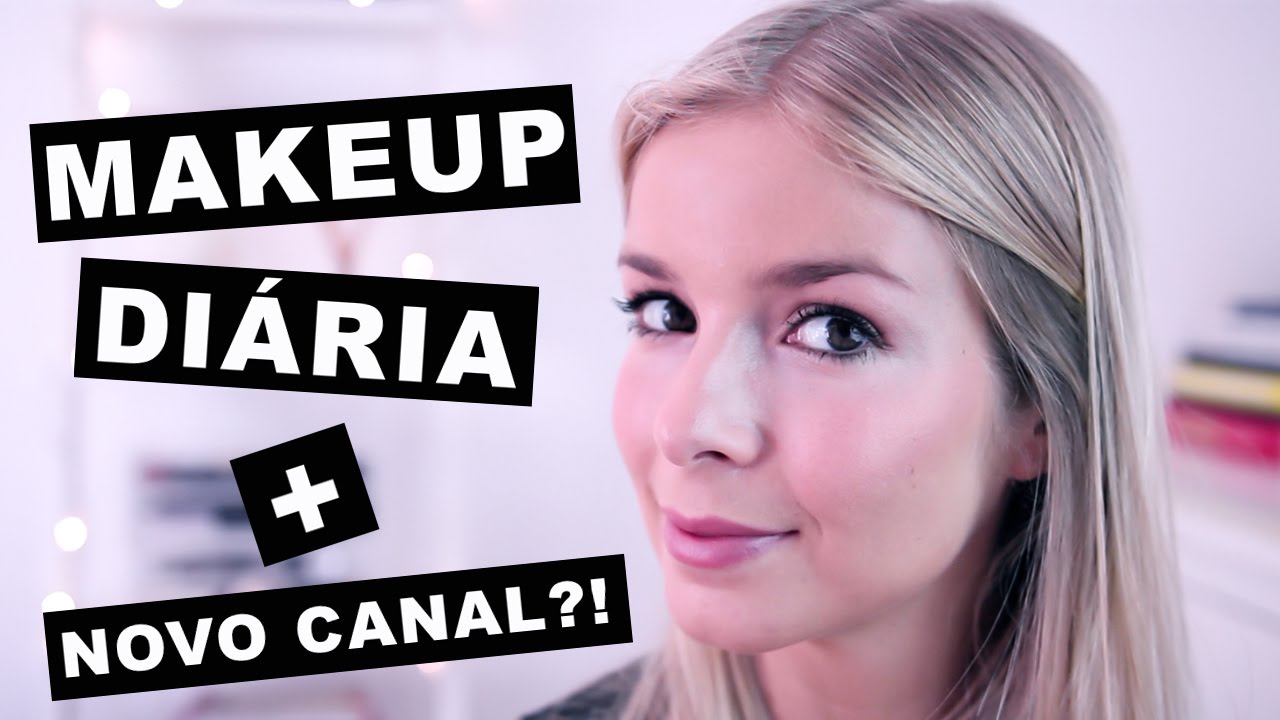 MAKEUP DIÁRIA e NOVO CANAL?! | Alice Trewinnard