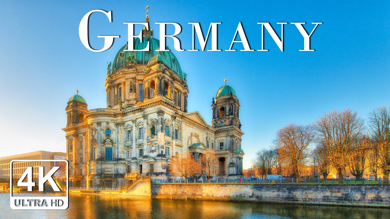 FLYING OVER GERMANY IN AUTUMN 4K UHD - Relaxing Music Along With Beautiful Enchanting Autumn Scenes